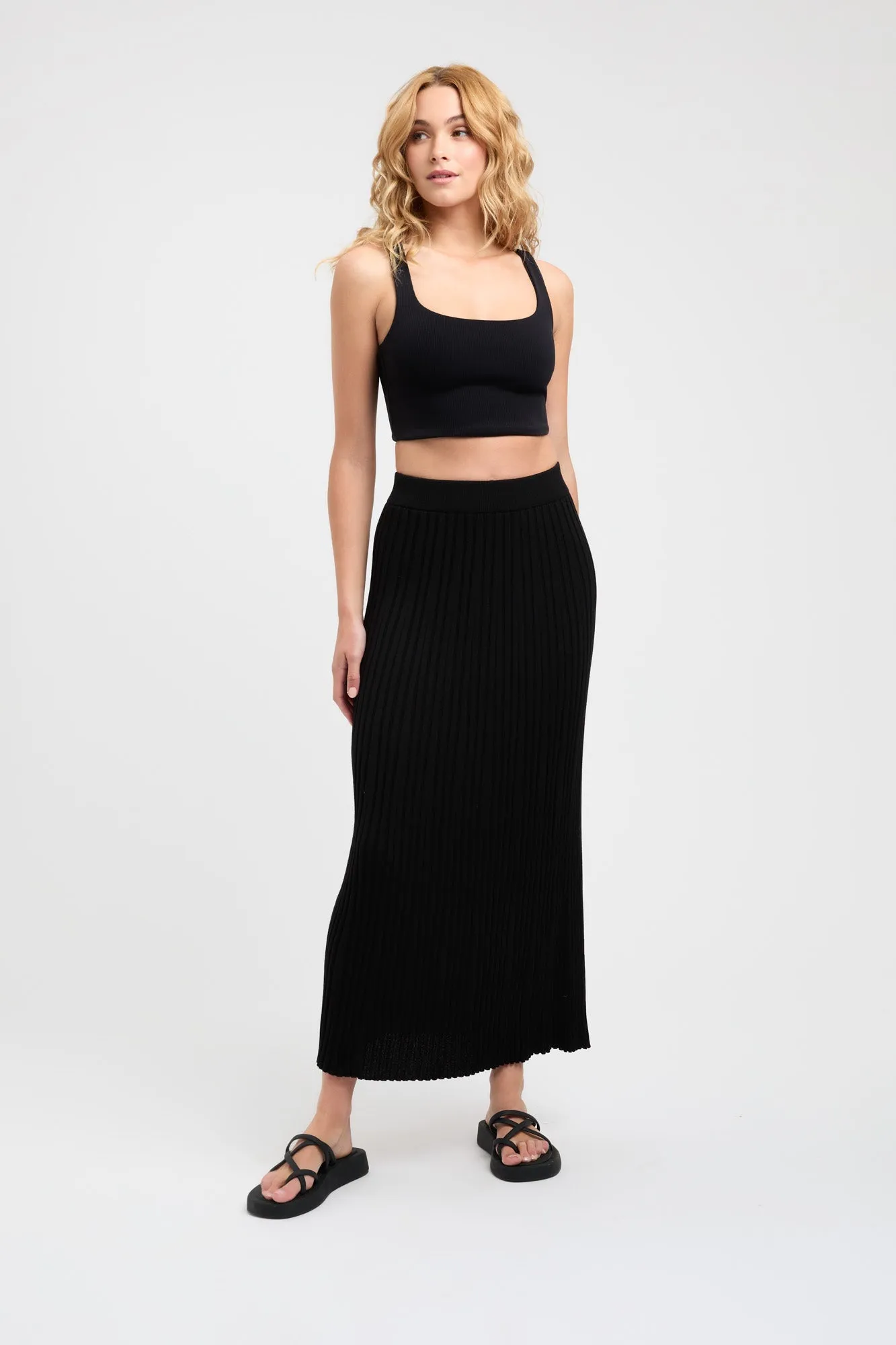 Mika Flared Midi Skirt