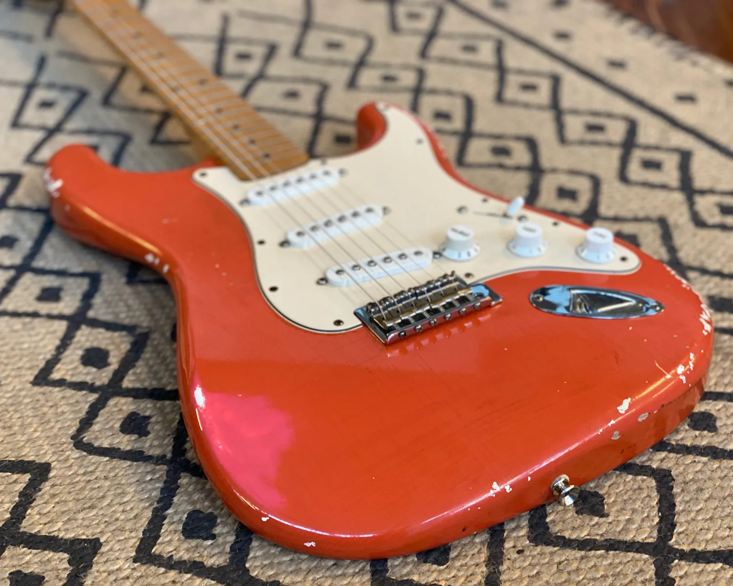 MJT Stratocaster - Fender MIM Standard Neck! - Tahitian Coral 🏄