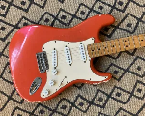 MJT Stratocaster - Fender MIM Standard Neck! - Tahitian Coral 🏄