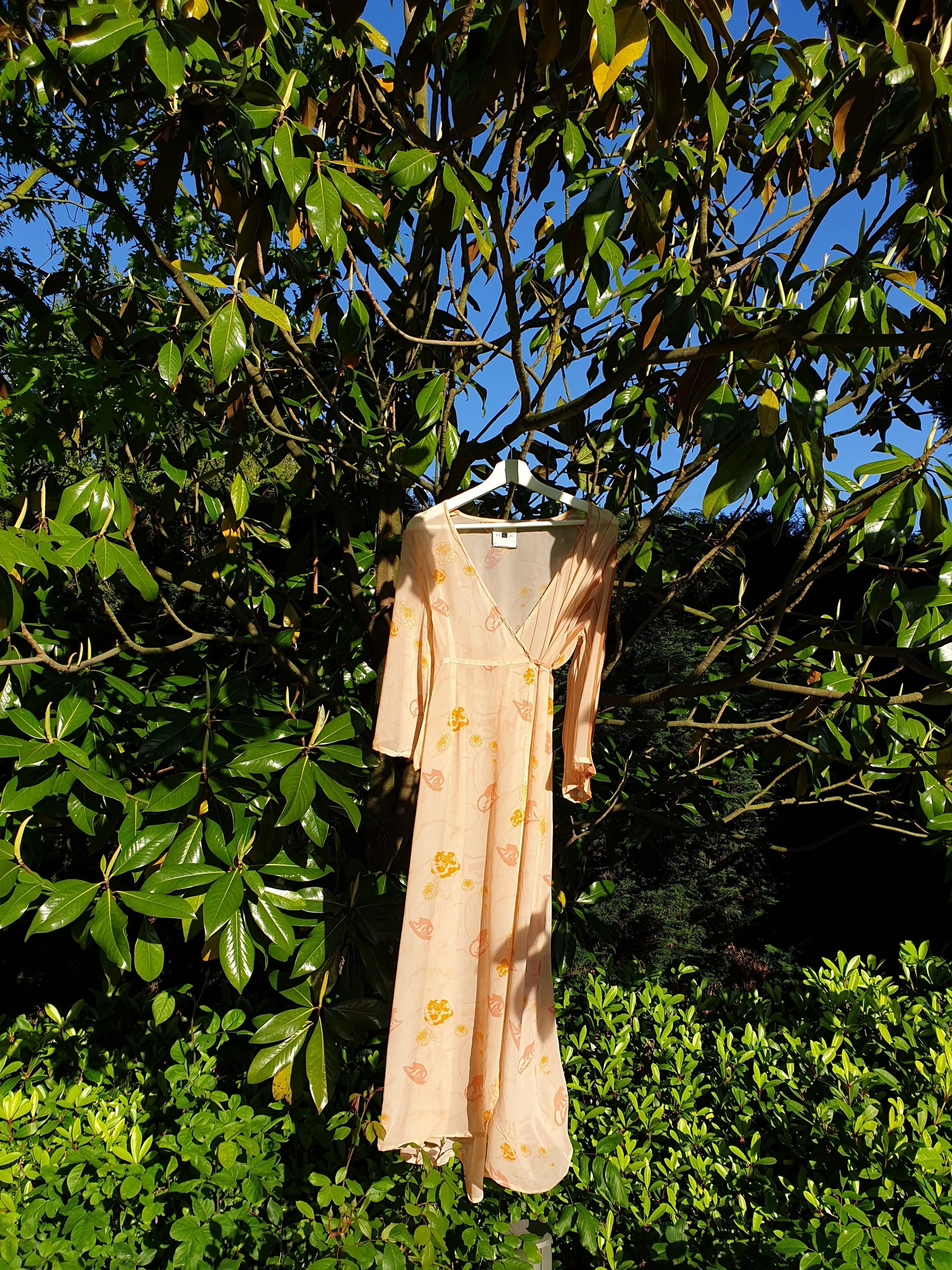 Monkeys & Marigolds Wrap Dress