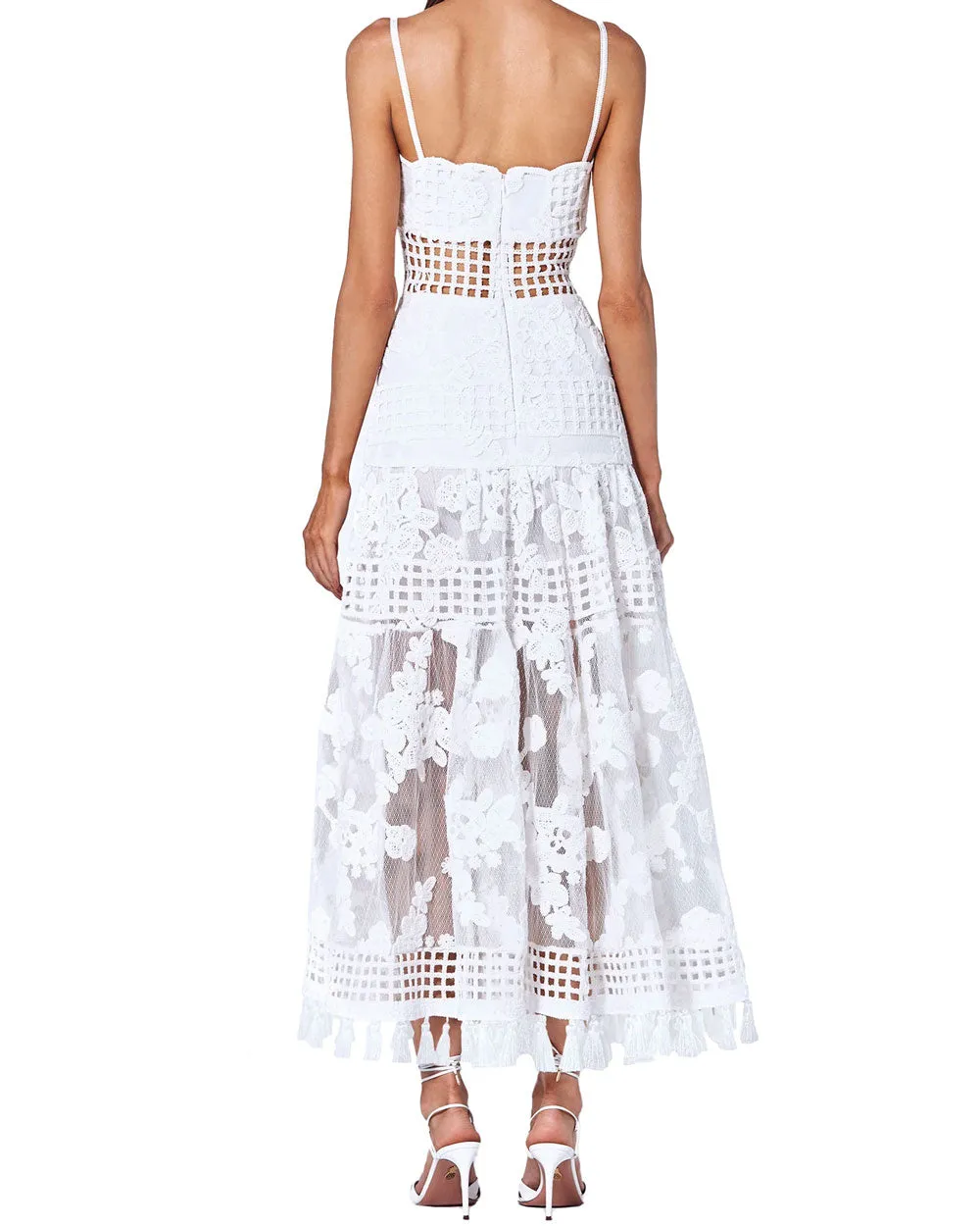 Moonlight Lace Legends Midi Dress