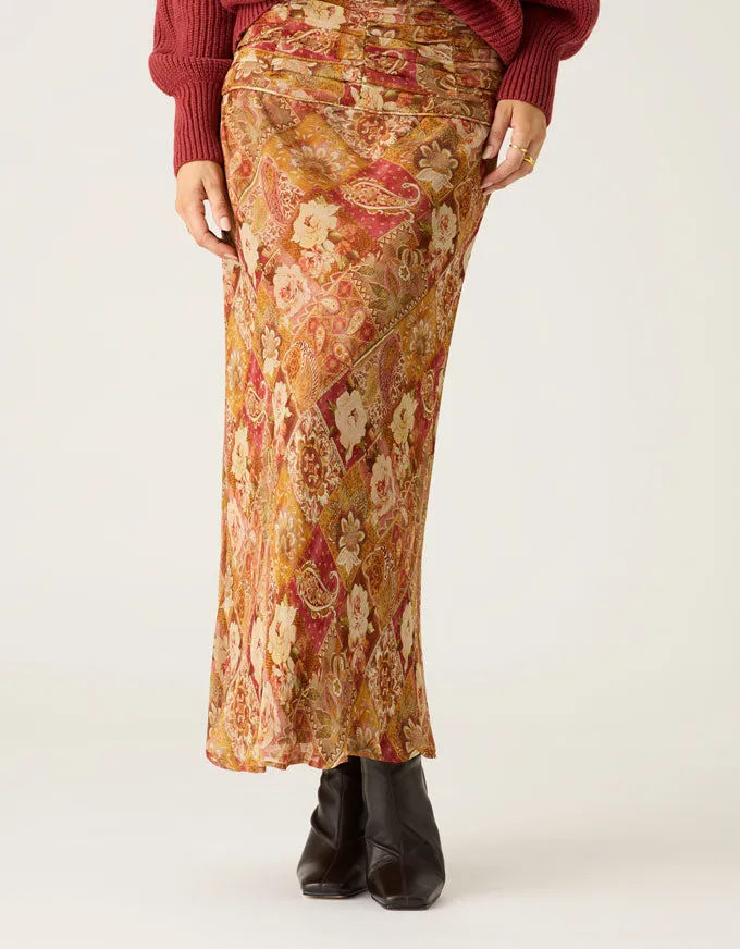 Morgan Floral Print Skirt