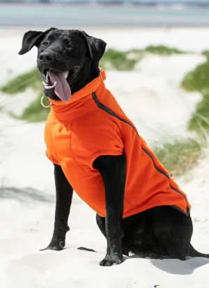 Orange Cosy Warm Fleece Dog Jacket