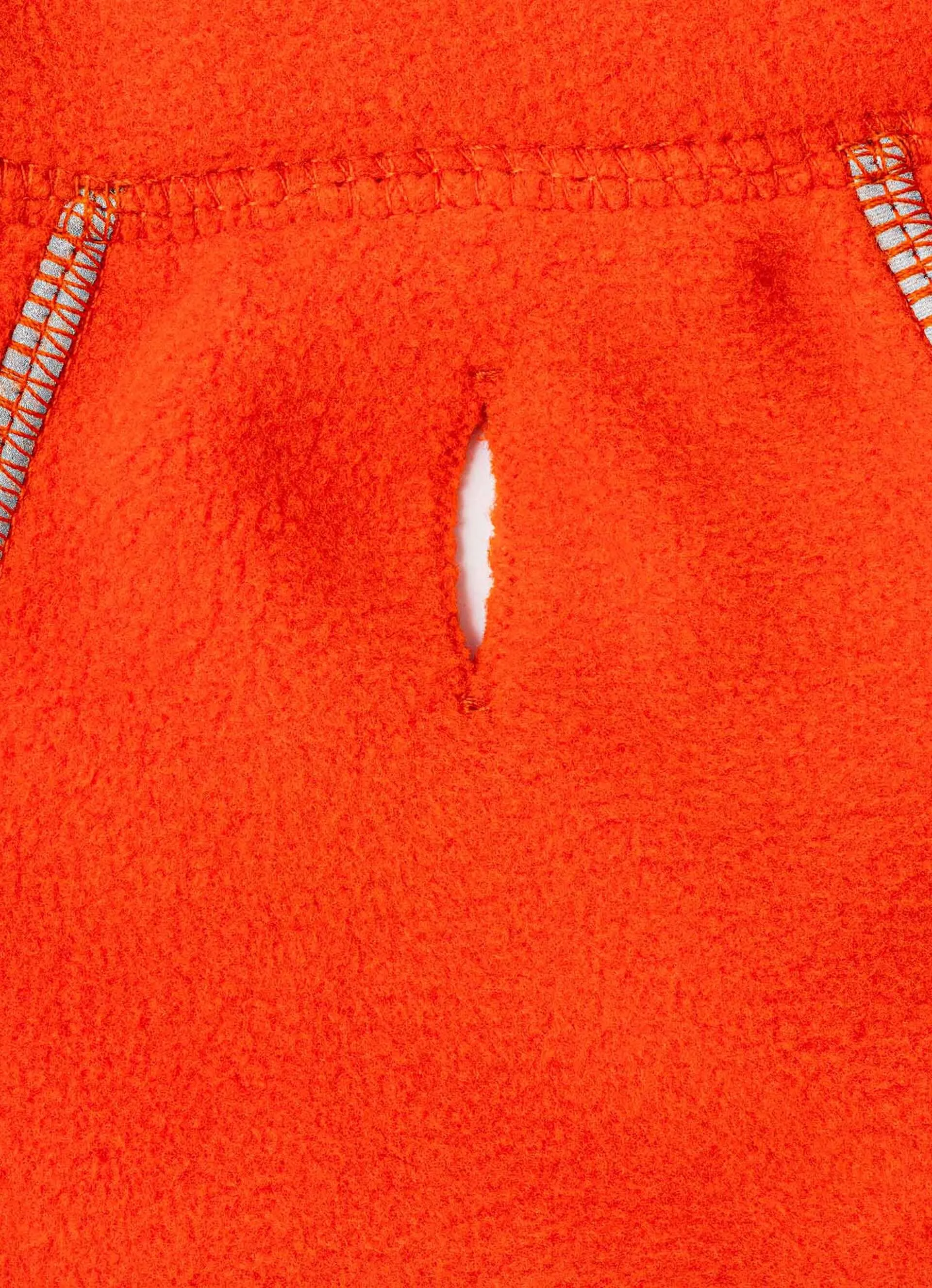 Orange Cosy Warm Fleece Dog Jacket