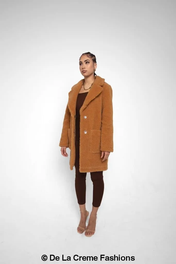 Oversized Teddy Coat