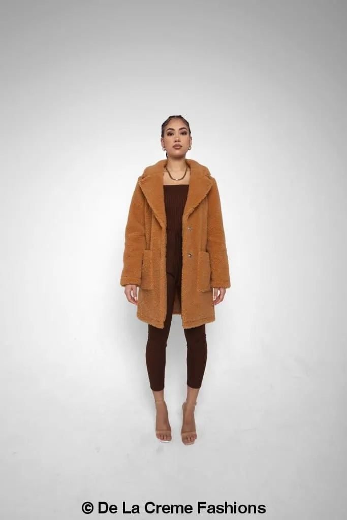 Oversized Teddy Coat