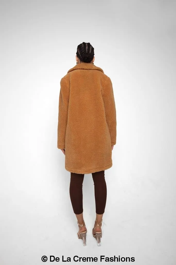 Oversized Teddy Coat