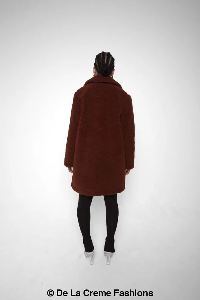 Oversized Teddy Coat