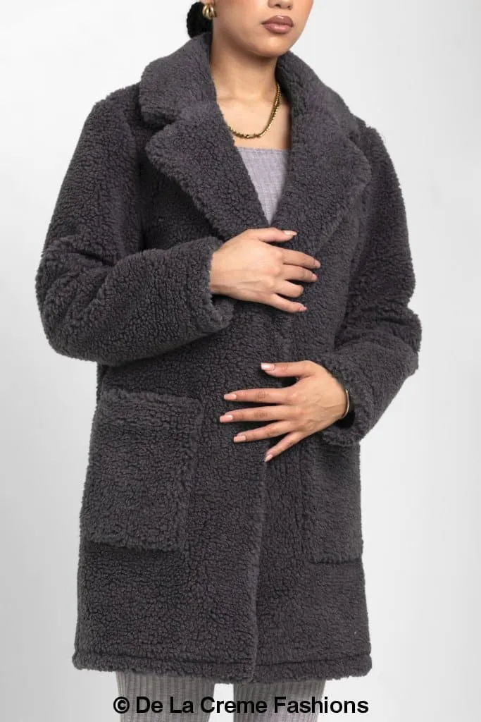 Oversized Teddy Coat