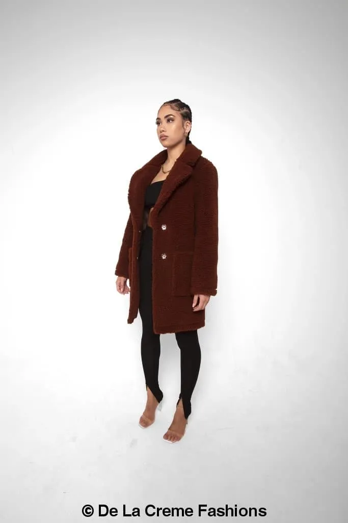 Oversized Teddy Coat