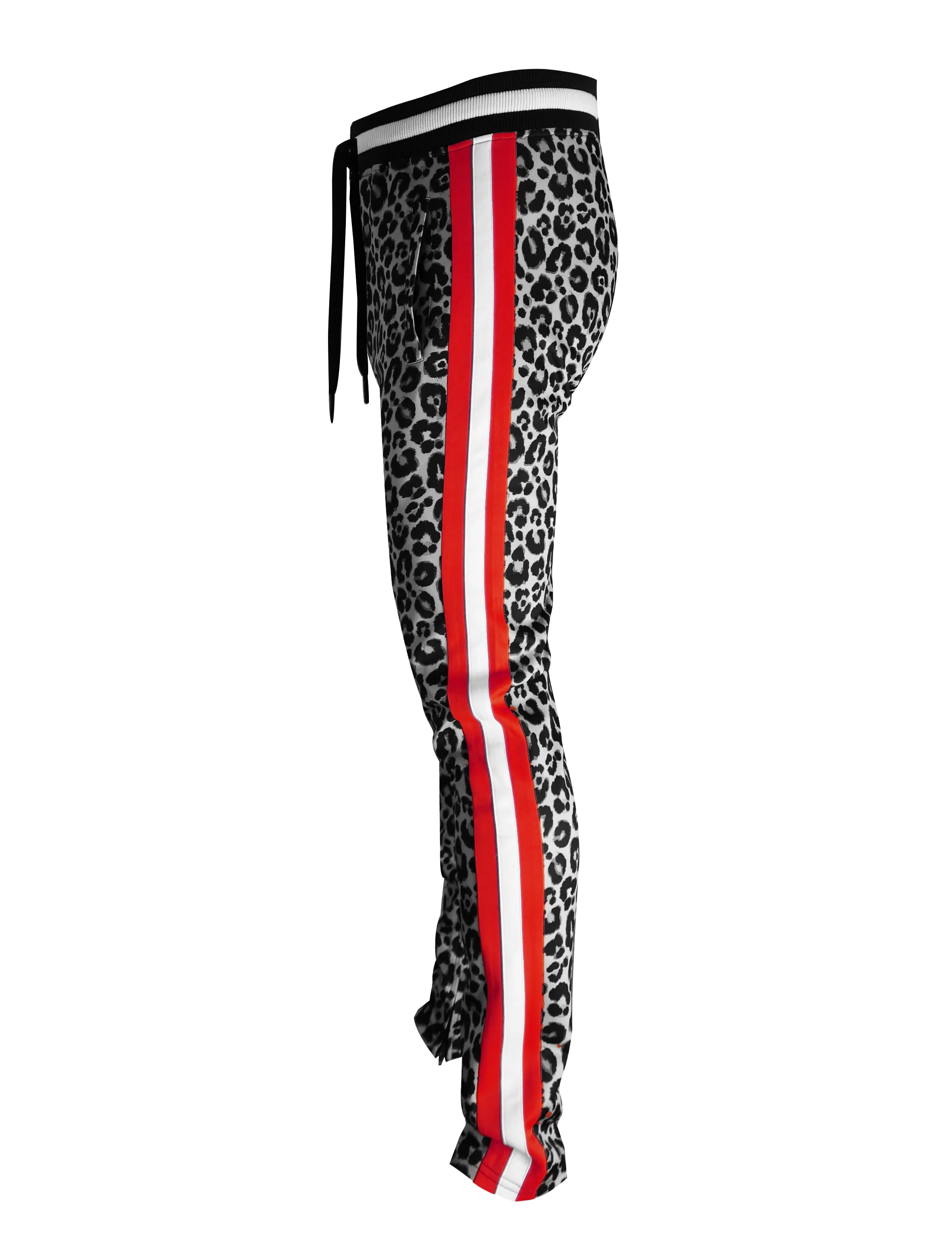 P11005-PRINT TRACK PANTS (BLACK/TR)