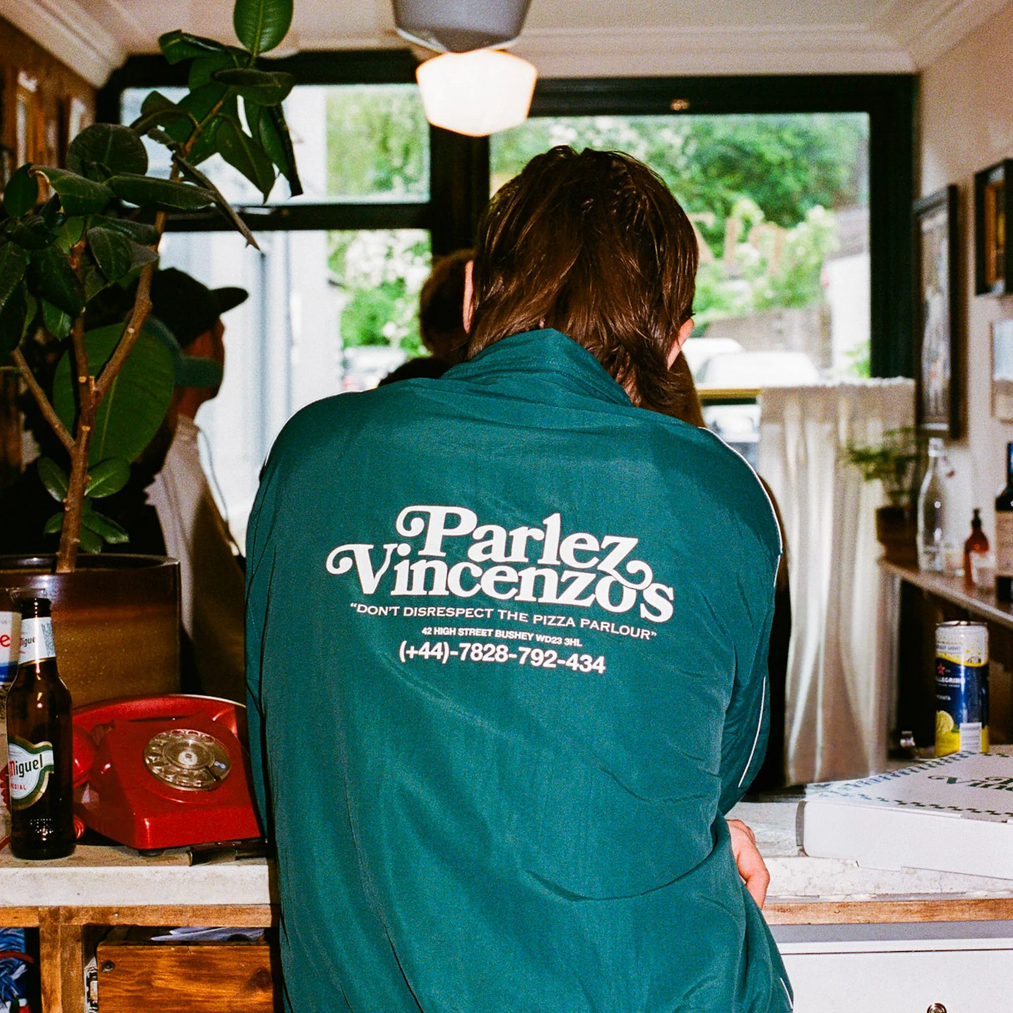 Parlez X Vincenzo's Track Jacket Deep Green