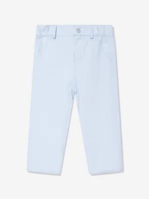 Patachou Boys Cotton Trousers in Blue