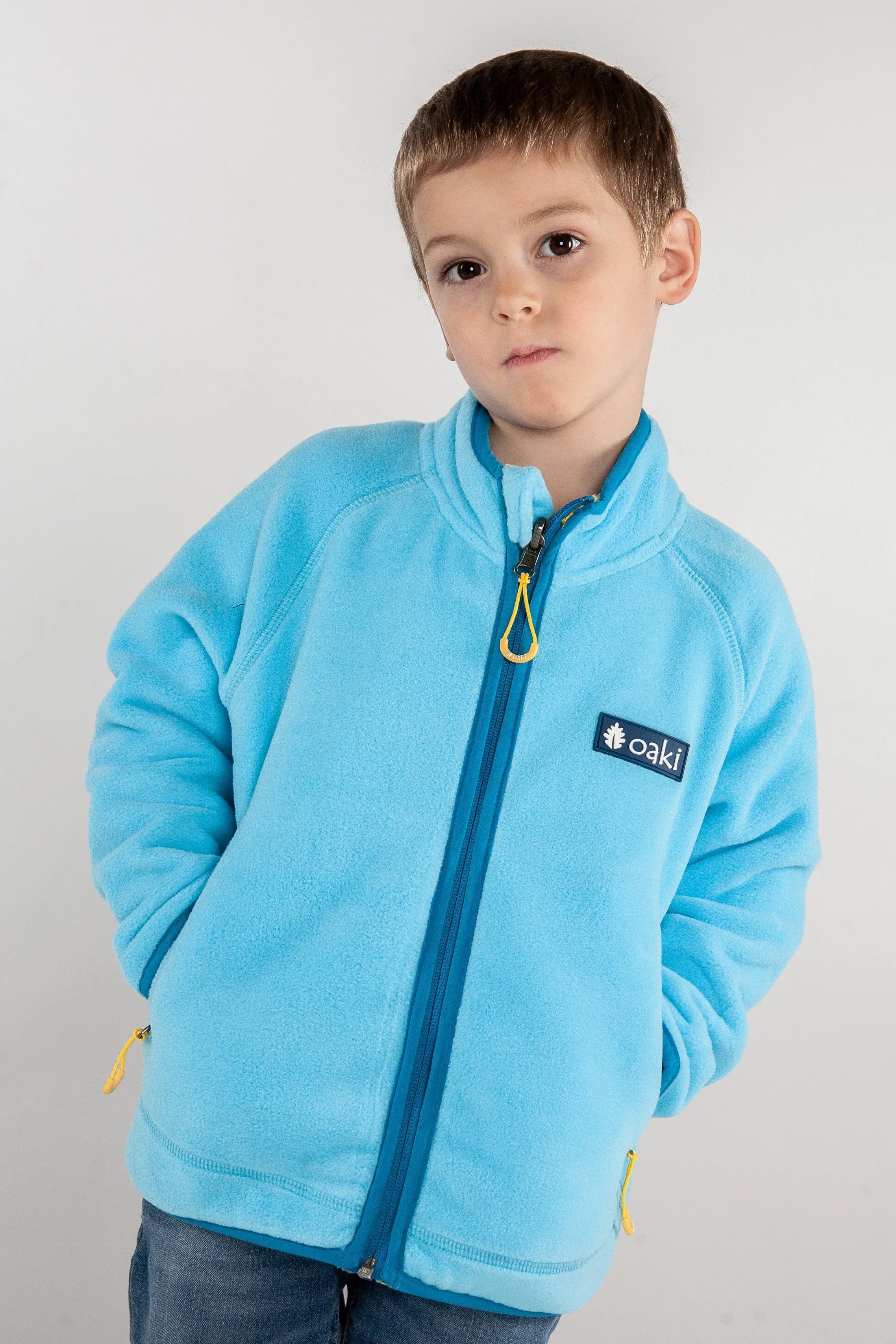 Polartec® 300 Series Fleece Jacket: Sky Blue