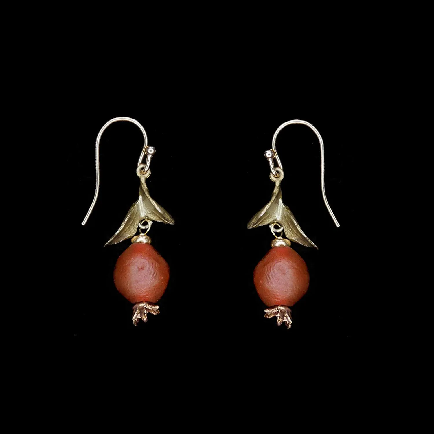 Pomegranate Earrings - Wire