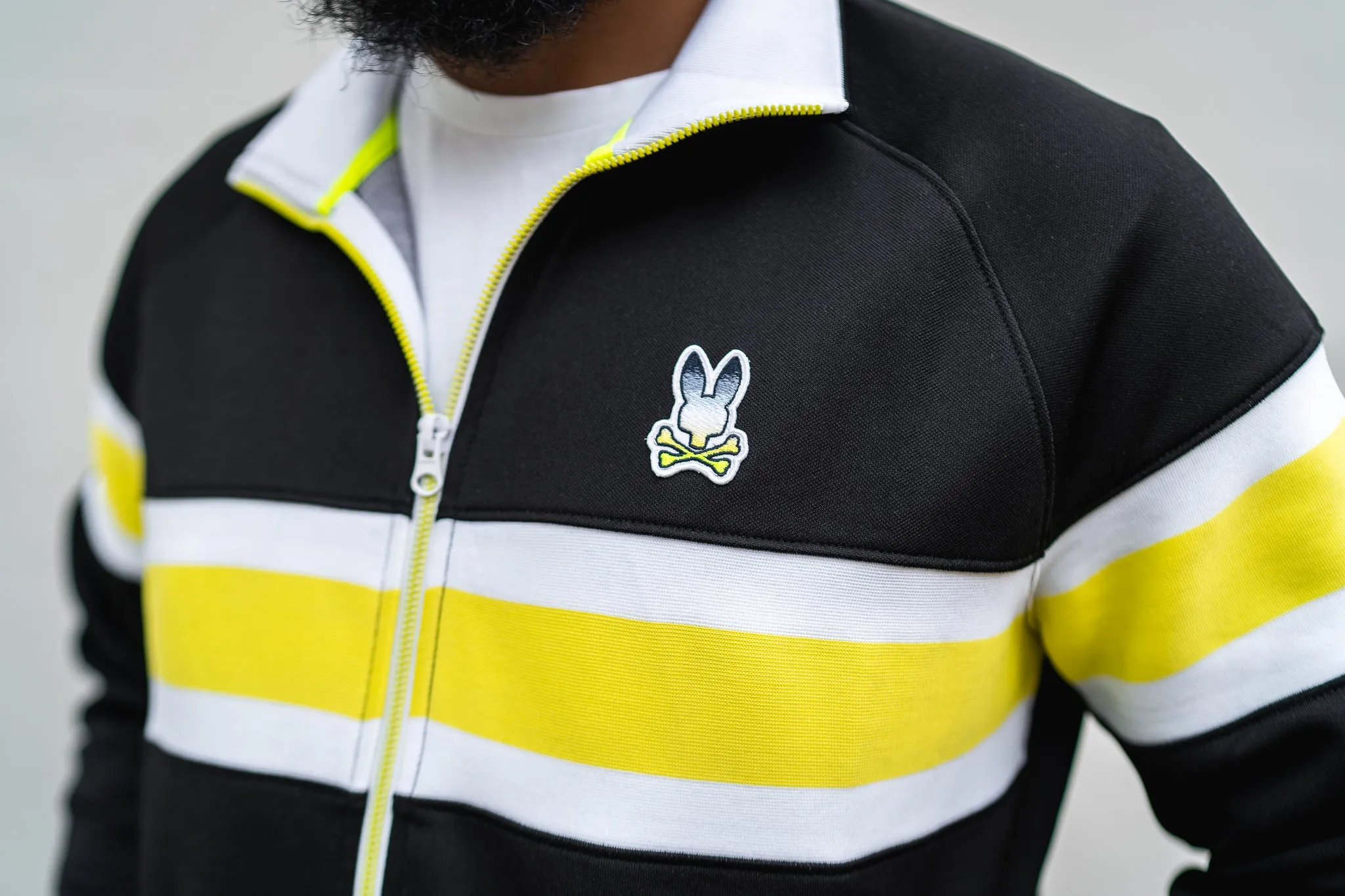 Psycho Bunny Clifton Track Jacket (Black)