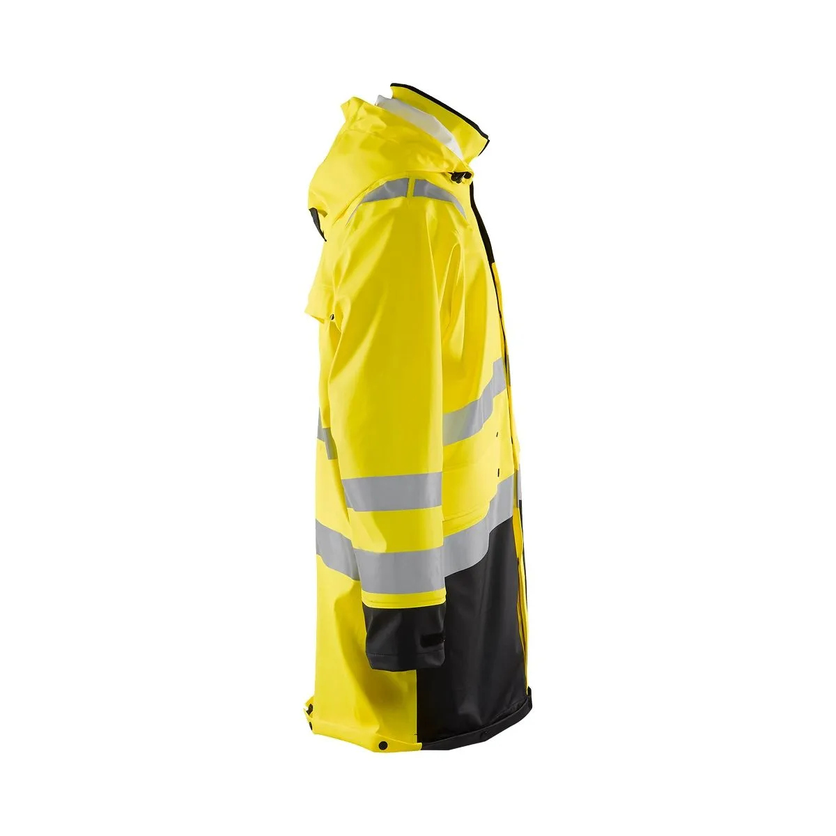 Rain&#x20;Coat&#x20;High&#x20;Vis&#x20;Level&#x20;2&#x20;4306&#x20;High&#x20;Vis&#x20;Oranje&#x2F;Marine&#x20;-&#x20;Bl&#xE5;kl&#xE4;der