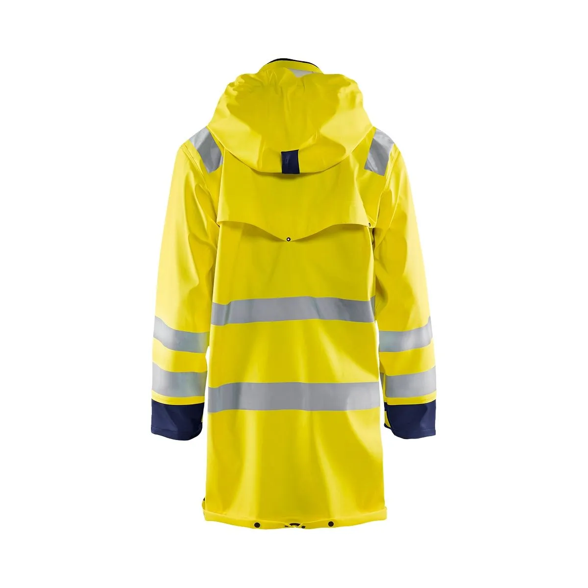 Rain&#x20;Coat&#x20;High&#x20;Vis&#x20;Level&#x20;2&#x20;4306&#x20;High&#x20;Vis&#x20;Oranje&#x2F;Marine&#x20;-&#x20;Bl&#xE5;kl&#xE4;der