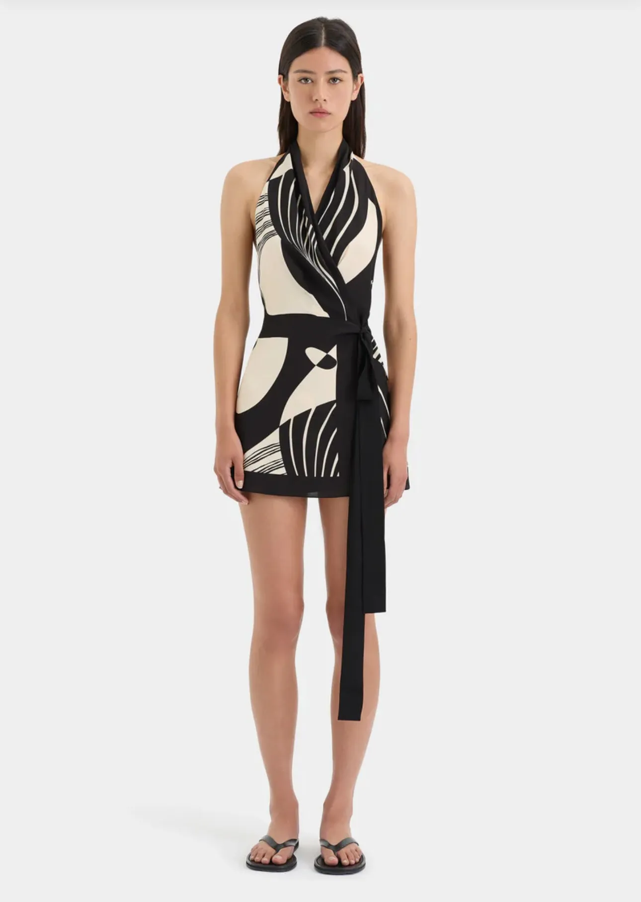 Realisme Wrap Halter Dress