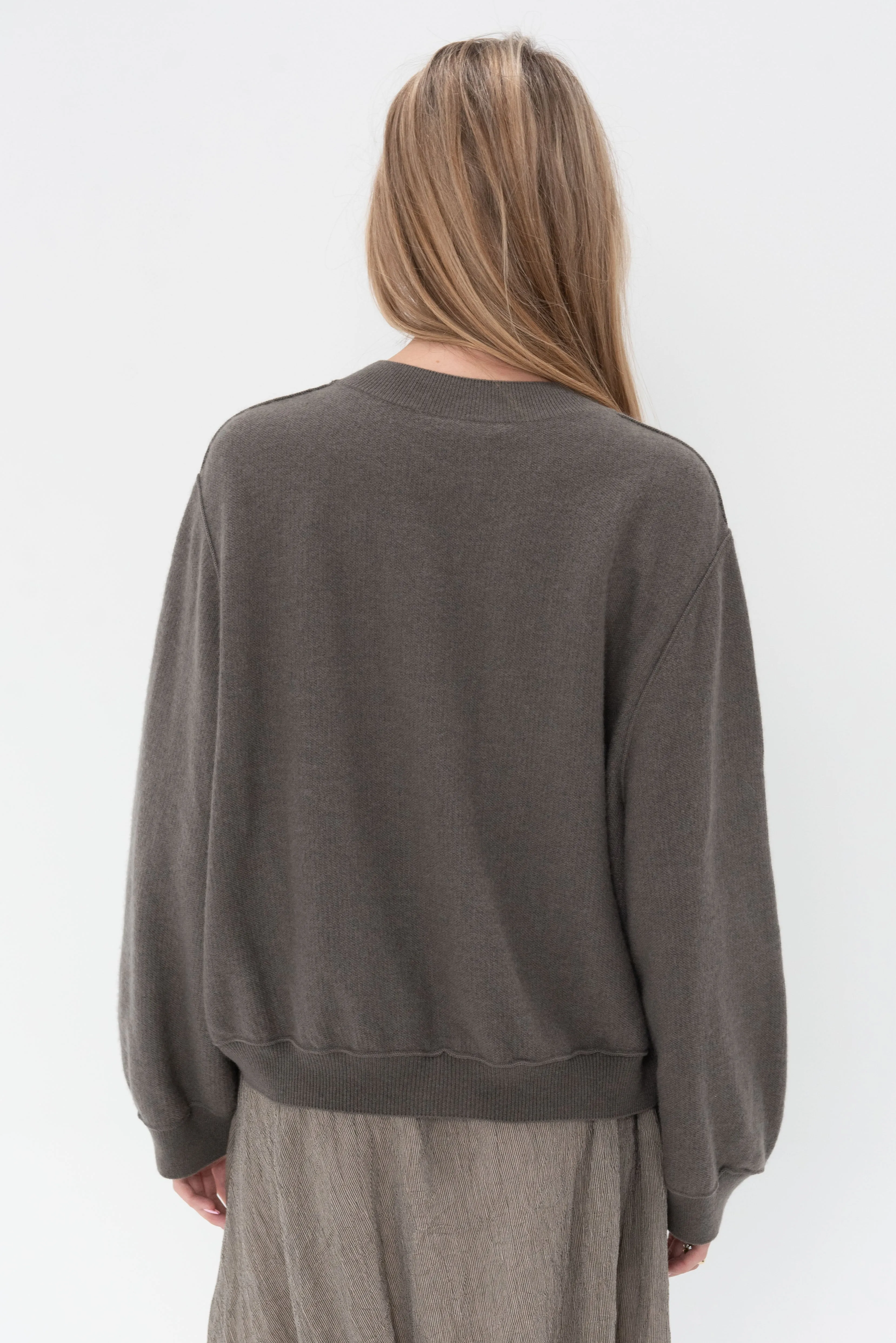 Regular Rounded Neck Sweater