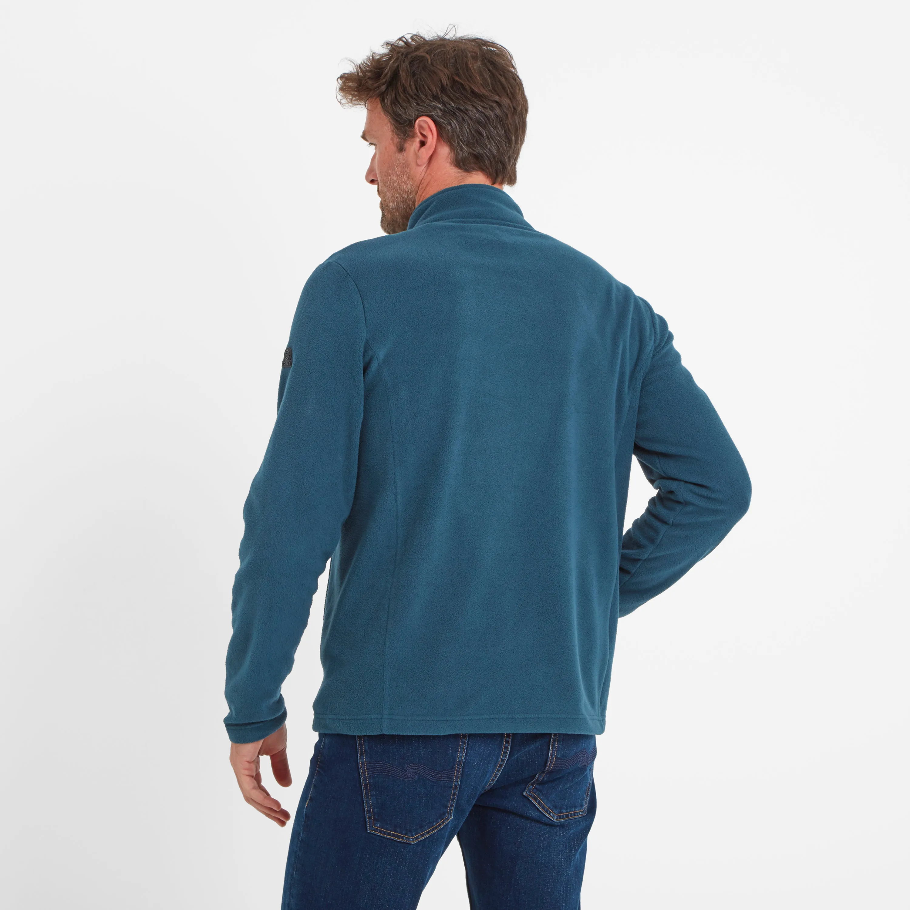 Revive Mens Fleece Jacket - Petrol Green