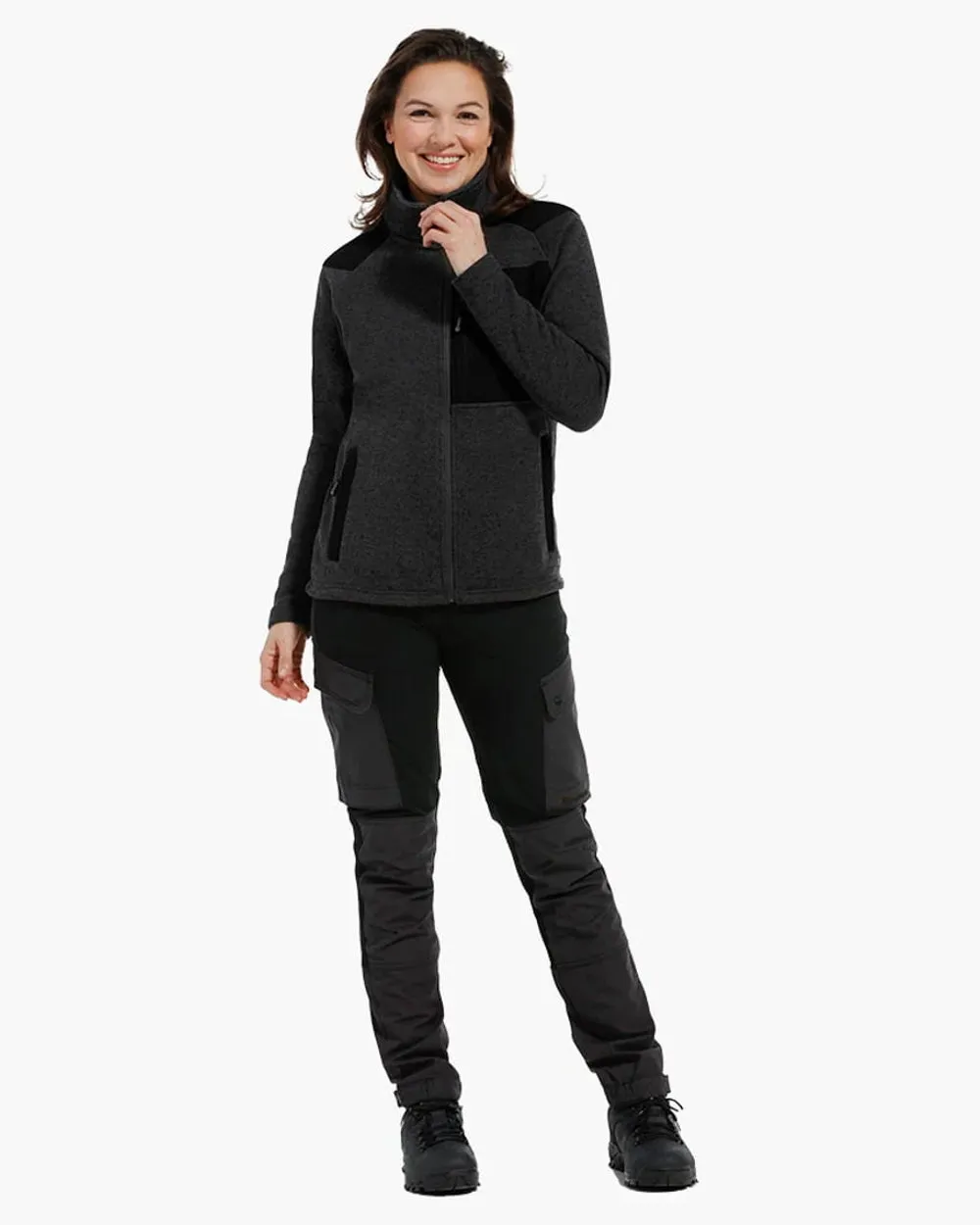 Rovince Womens Coarse Fleece Jacket