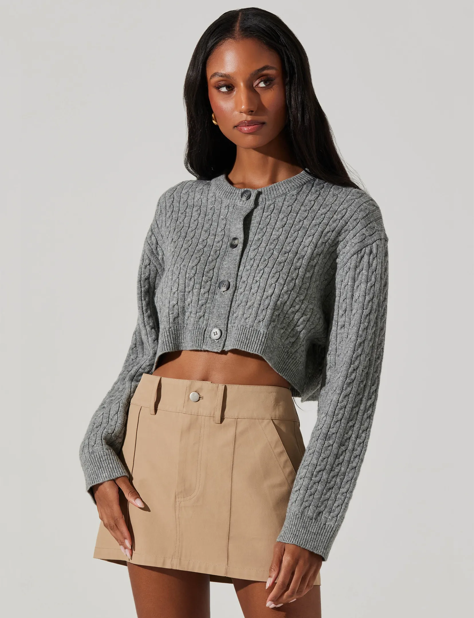 Sebille Sweater, Heather Grey