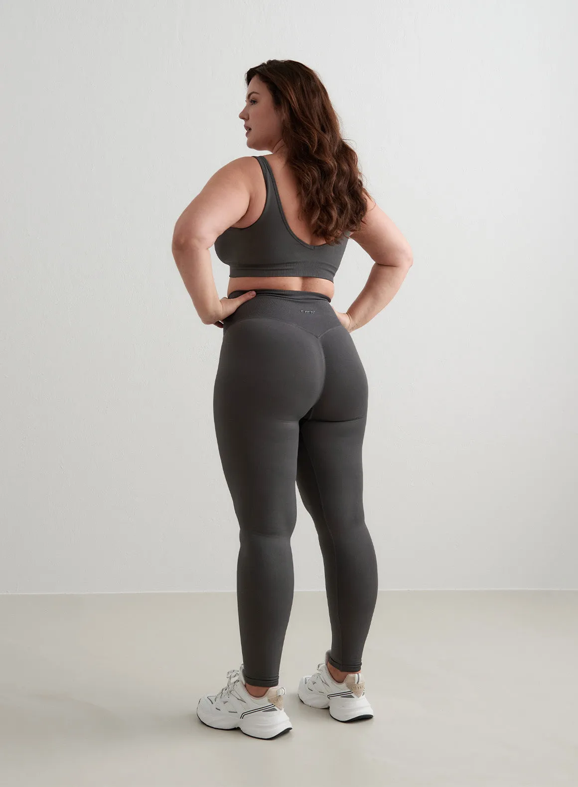 Shadow Grey Shape Seamless Tights