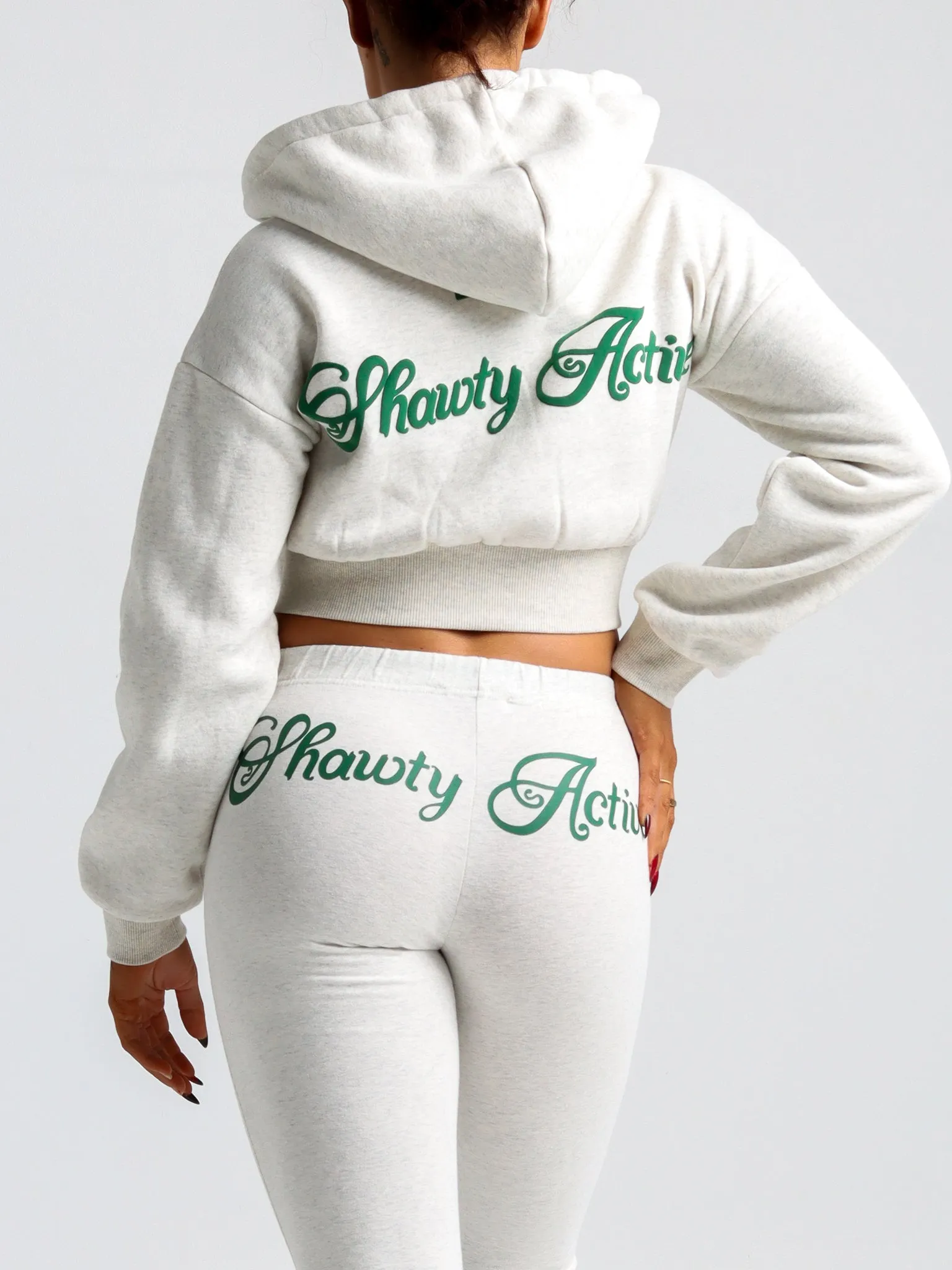 Shawty Spell Out Cropped Jacket