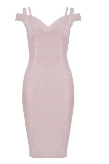 Sia Bandage Dress - Cream