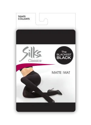 SILKS® Classics® Opaque Matte Tight | 100 Denier Black Spandex Women's Tight