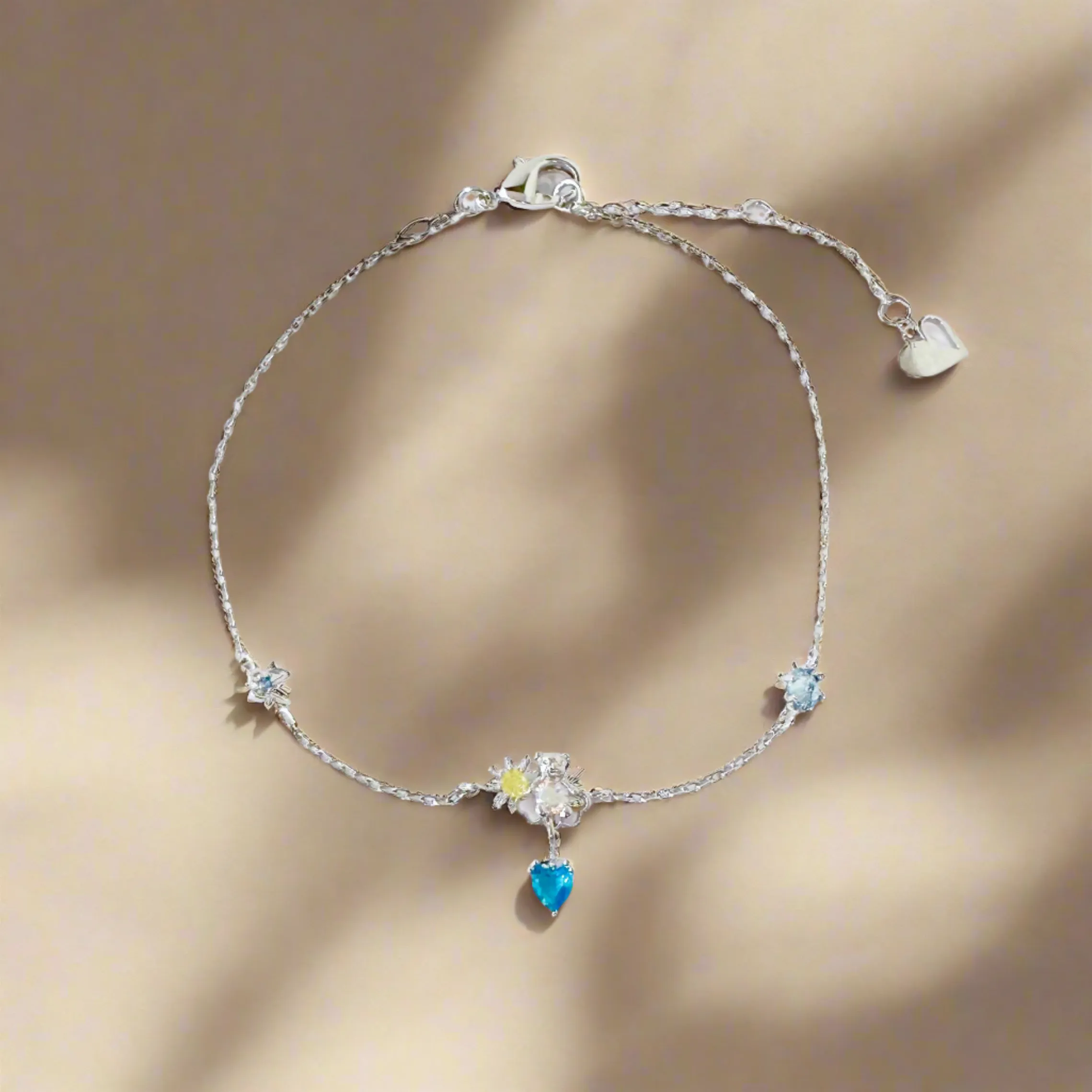 Silver Teddy Love Bracelet