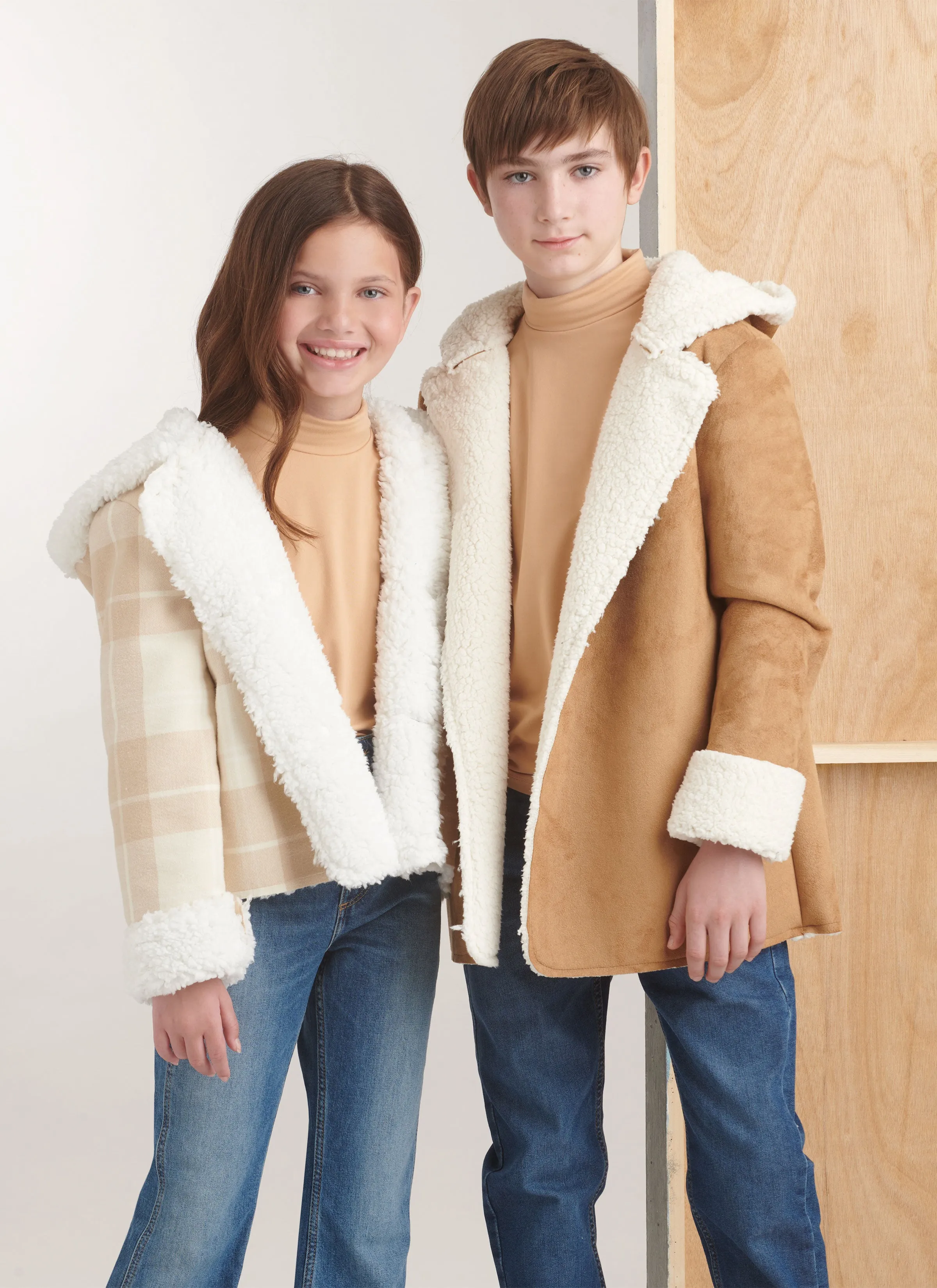 Simplicity Sewing Pattern S9832 GIRLS' AND BOYS' JACKET IN TWO LENGTHS