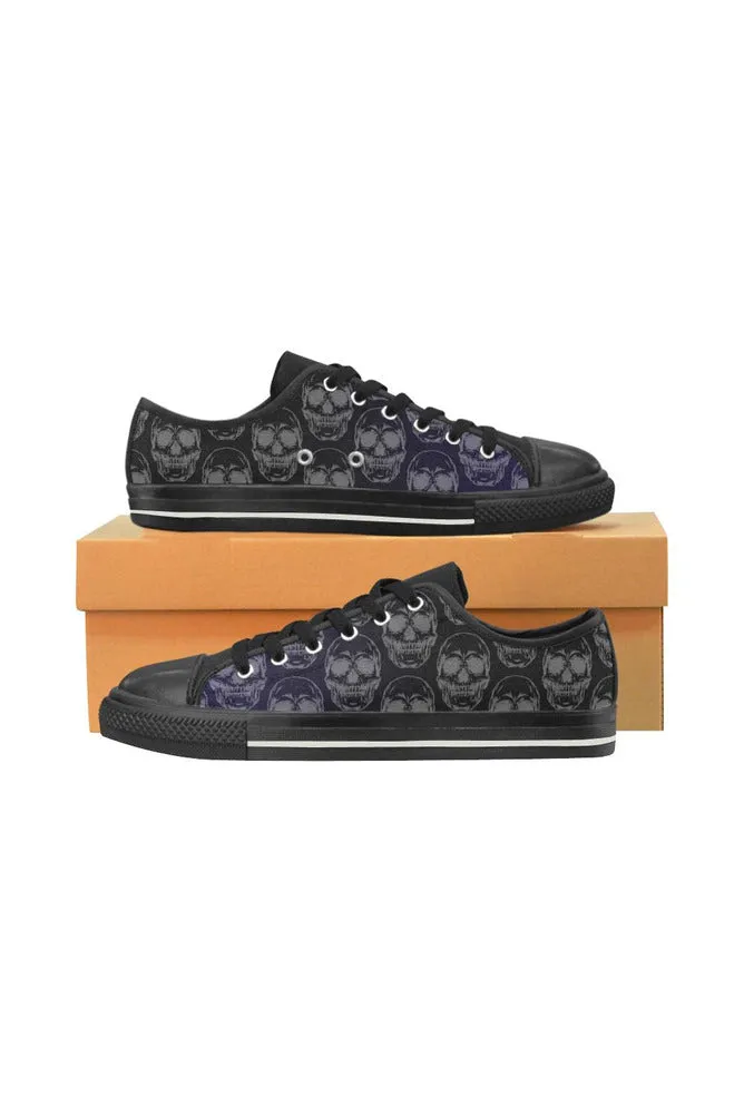 SKULLS Women's Classic Canvas Shoes (Model 018)