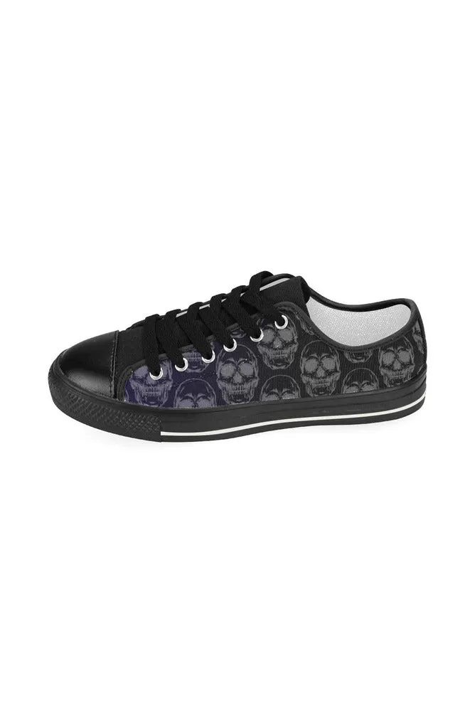 SKULLS Women's Classic Canvas Shoes (Model 018)