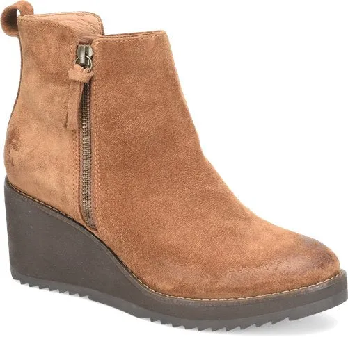 Sofft Women's Emeline Wedge Bootie - Havana Brown SF0087120