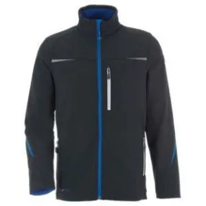 Soft Shell Jacket Charcoal/Blue