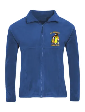 St Joseph's Highfield R.C.V.A. Primary School Royal Blue Fleece Jacket