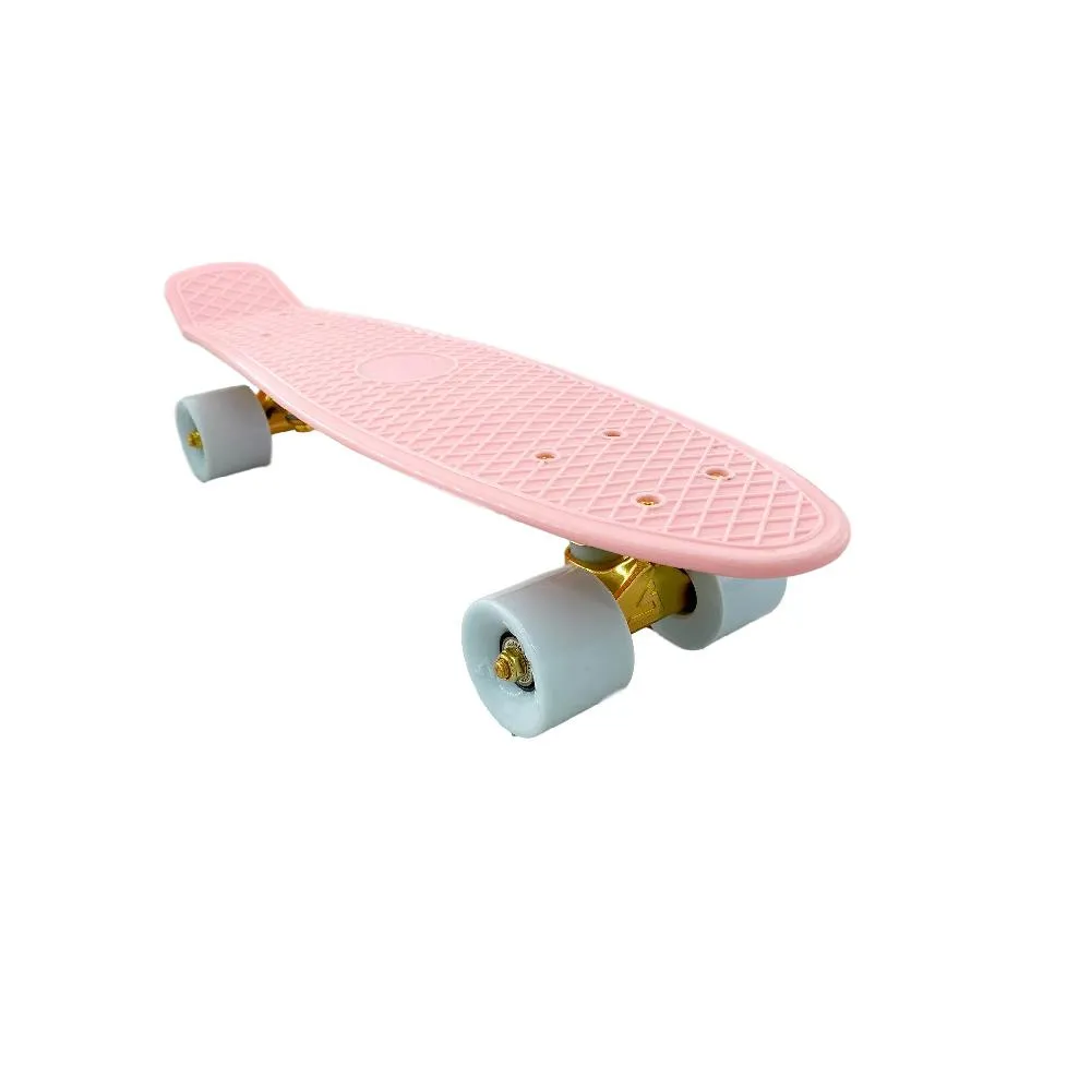 Swell Coral Pink & Gold 28" Cruiser Skateboard