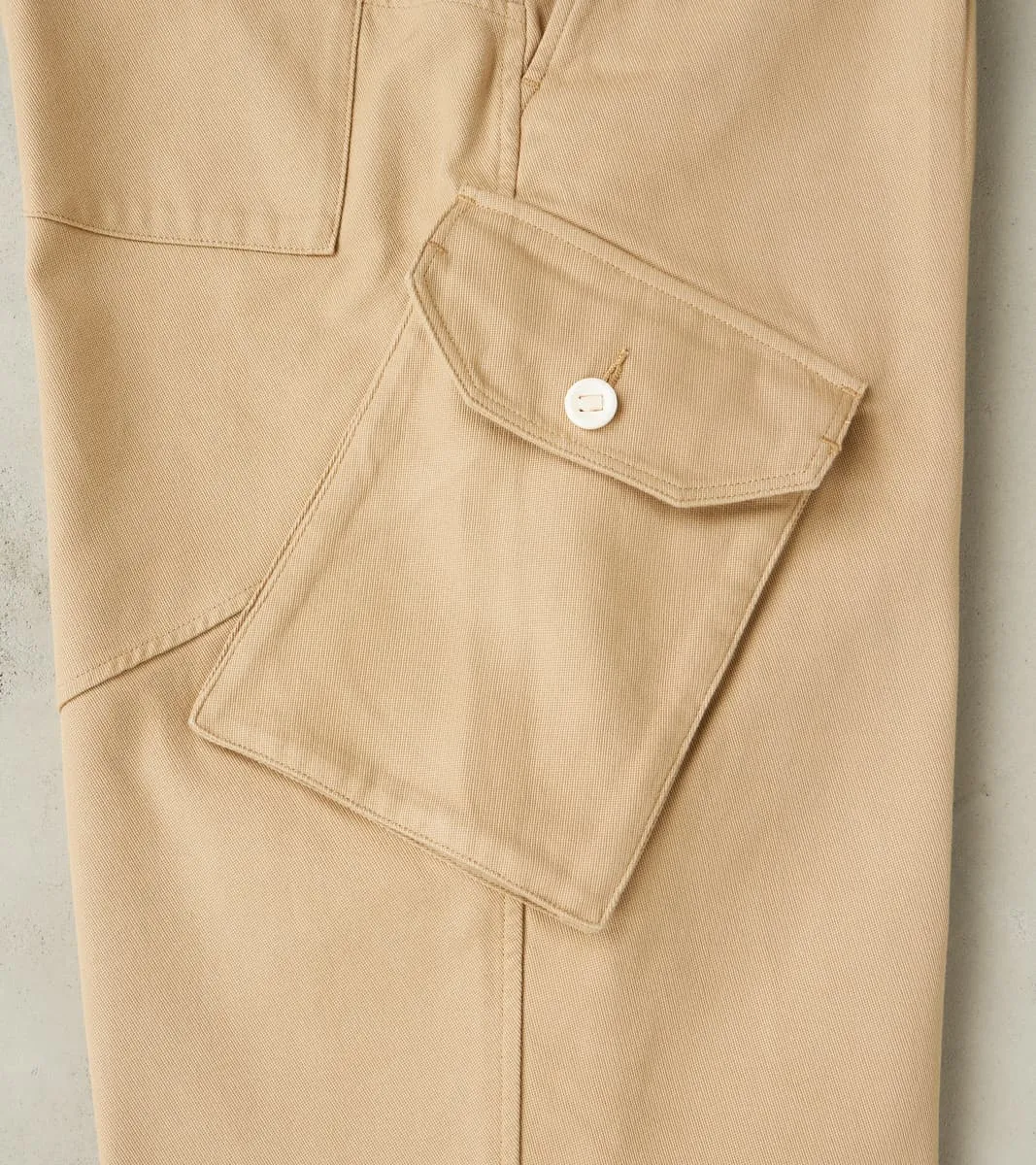 Swiss Army Cargo Trousers - British Tan Japanese Calvary Twill