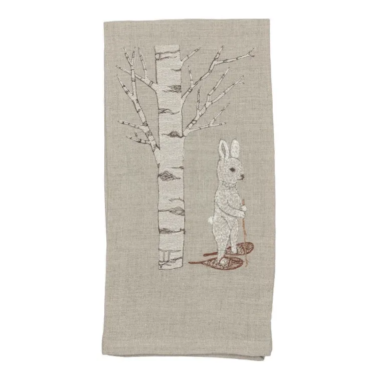 Tea Towel (Snowshoe Hare)