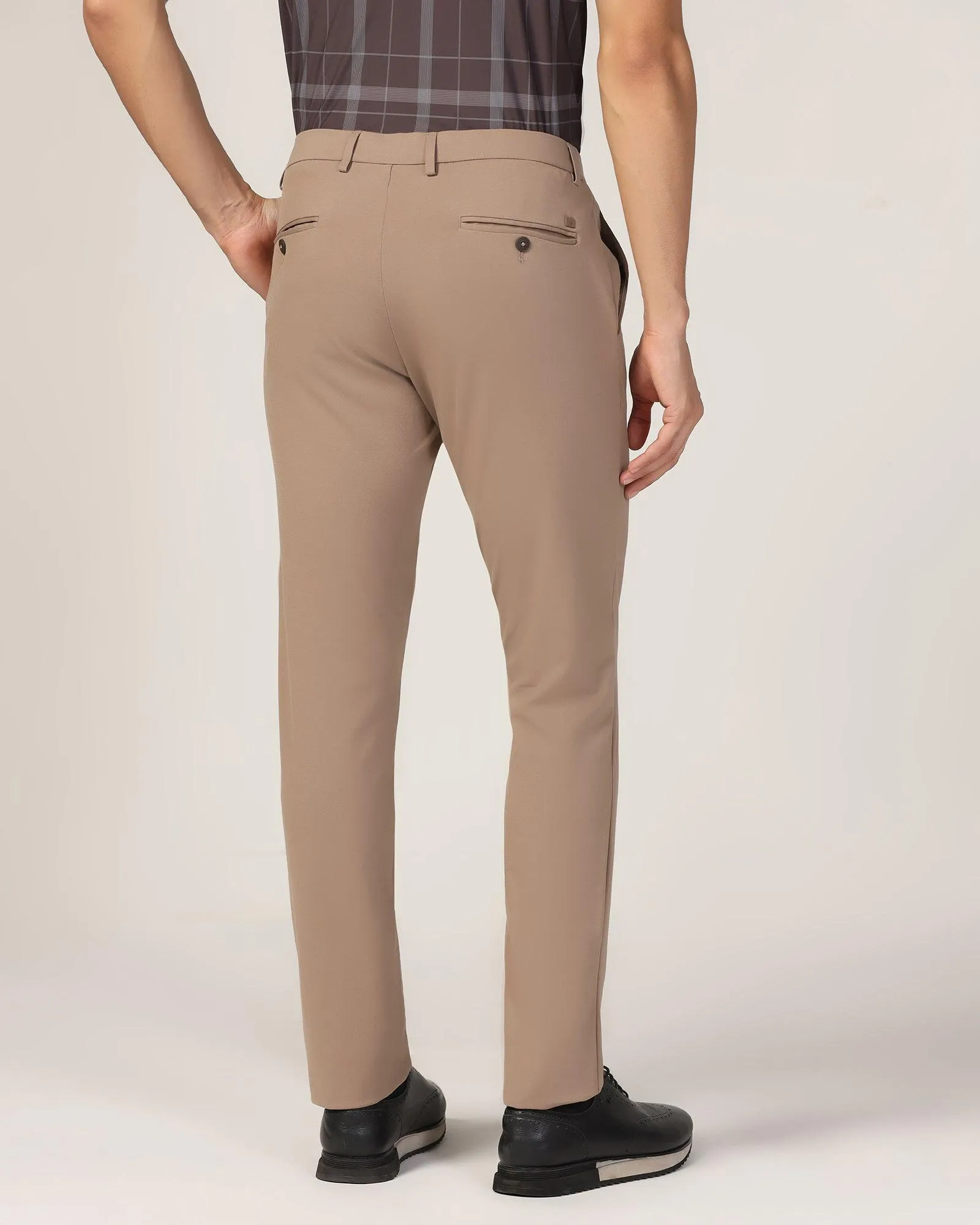 TechPro Slim Fit B-91 Casual Mouse Solid Khakis - Ziea