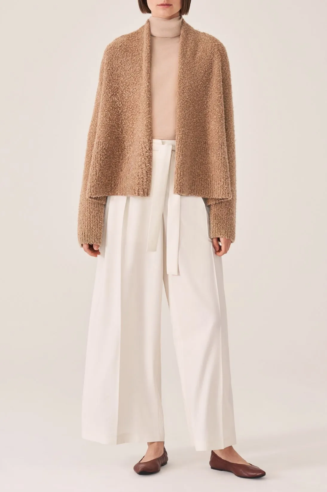 TEDDY CROPPED CARDIGAN