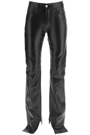 The attico leather pants