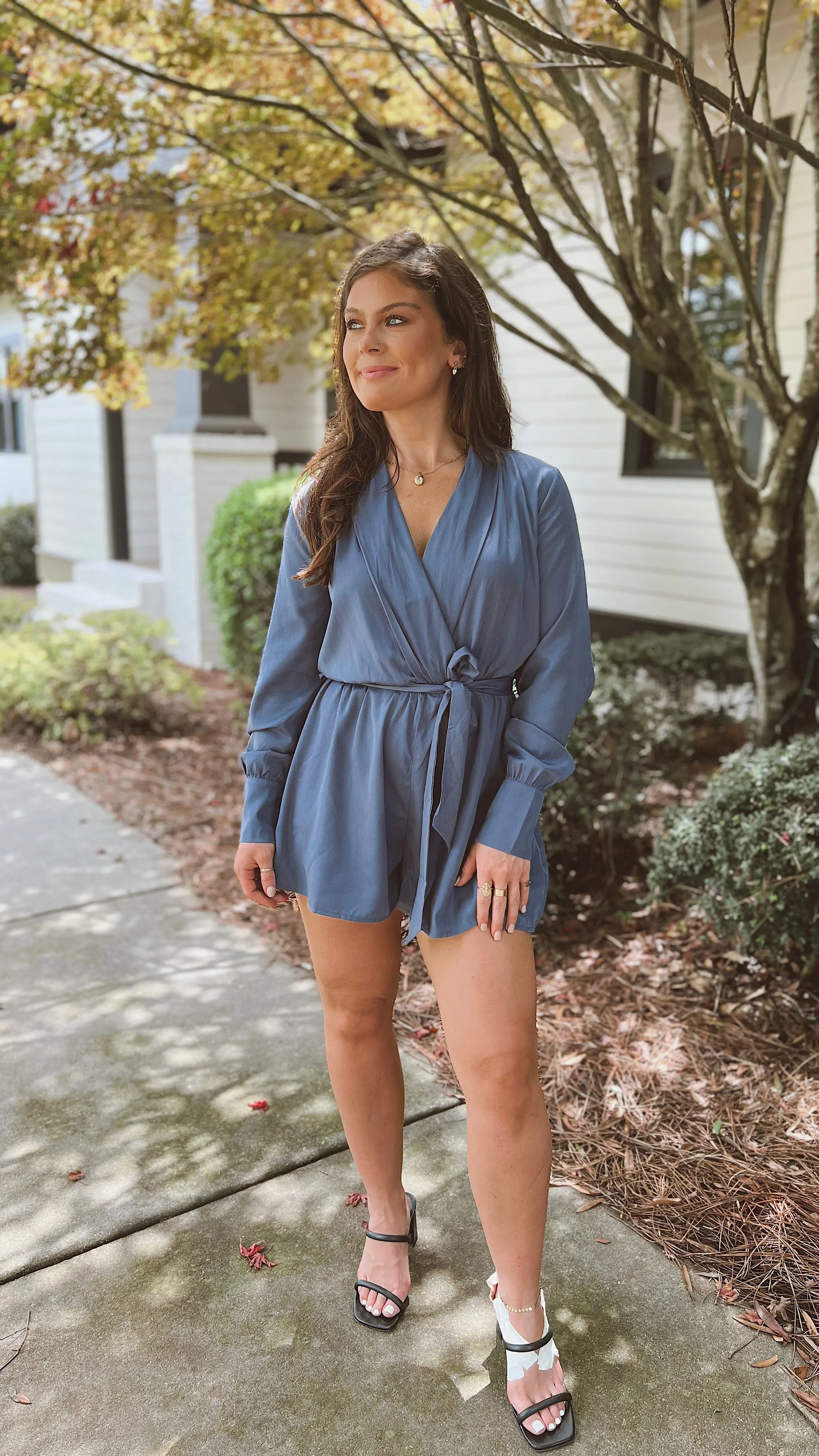 The Deep Indigo Romper