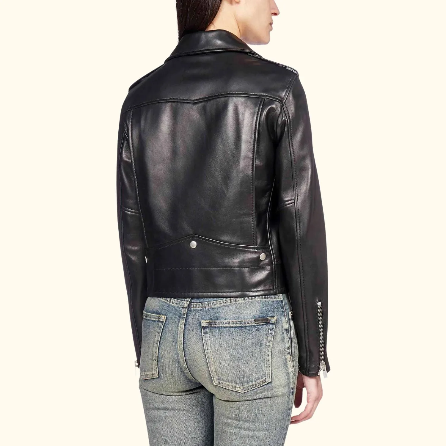 The Midnight Rider - Women's Leather Jacket