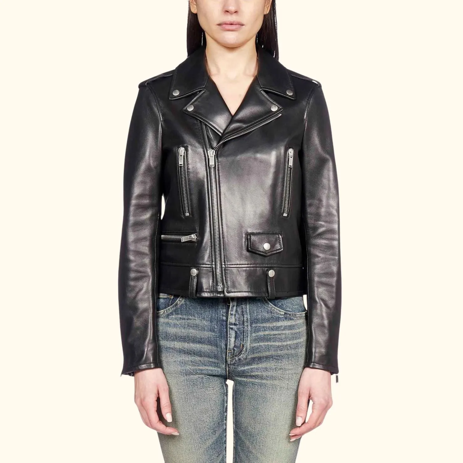 The Midnight Rider - Women's Leather Jacket