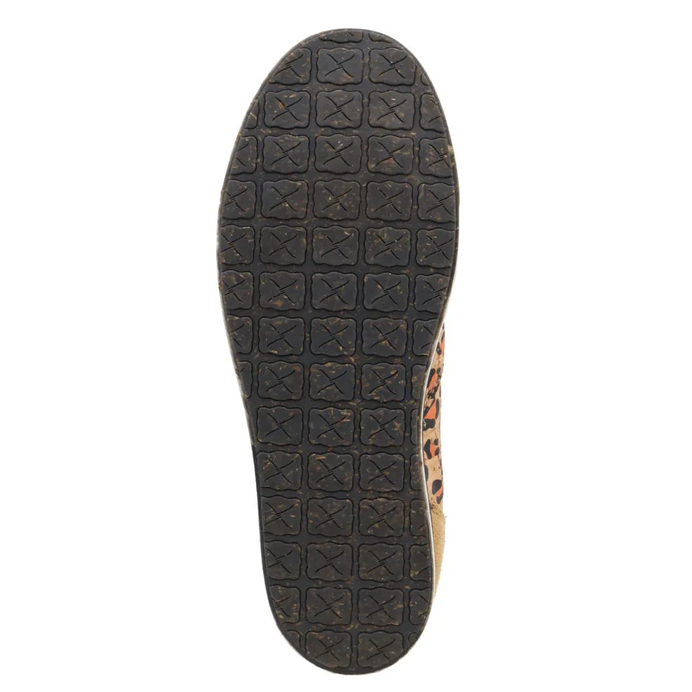 Twisted X Women's Cheetah and Cork Slip-On Shoe