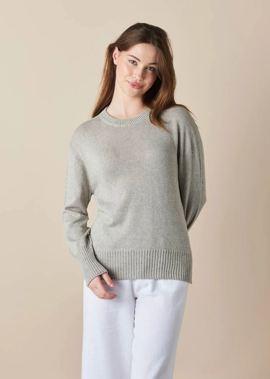 Uimi Edith Cashmere/Cotton Jumper Dove