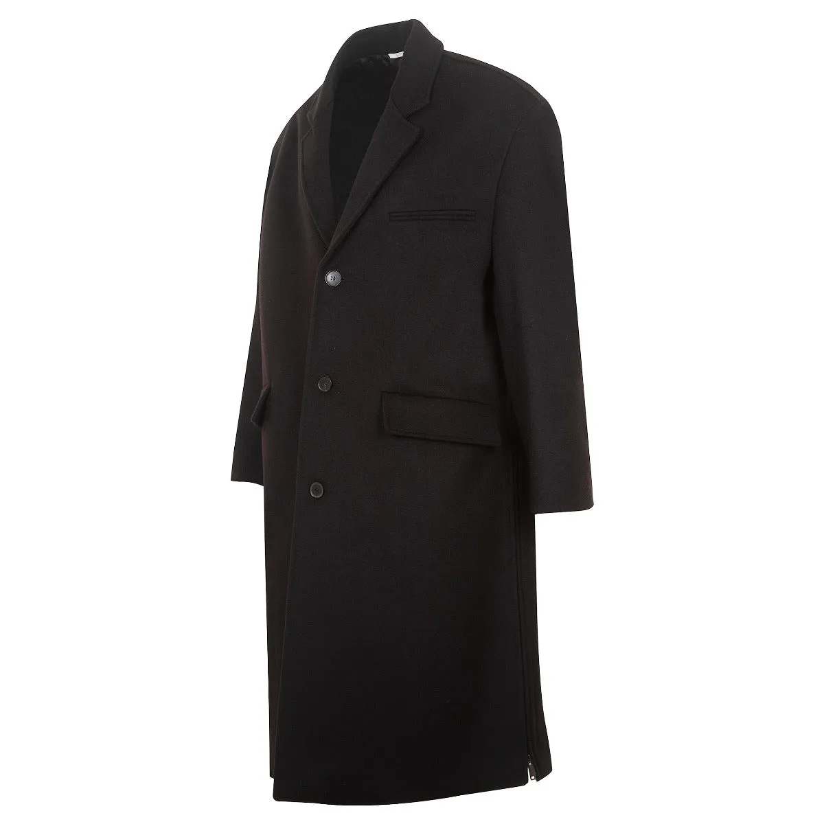 Valentino Single Breasted Rear Pocket Coat